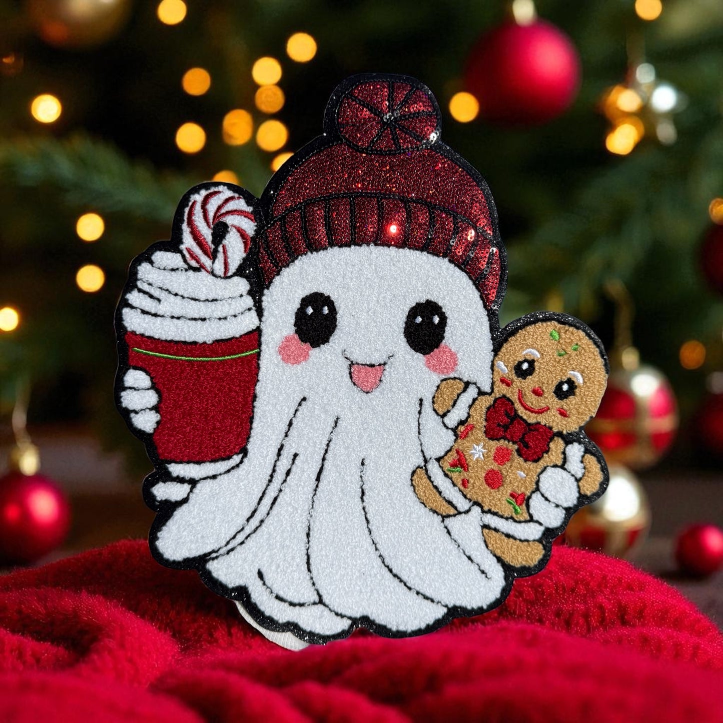 Hallomas Cute Ghost Embroidered Patch