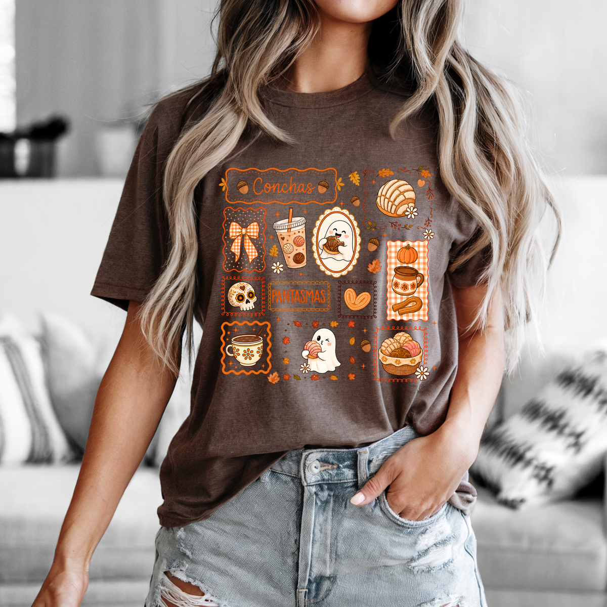 Conchas & Fantasmas Cocoa Tee