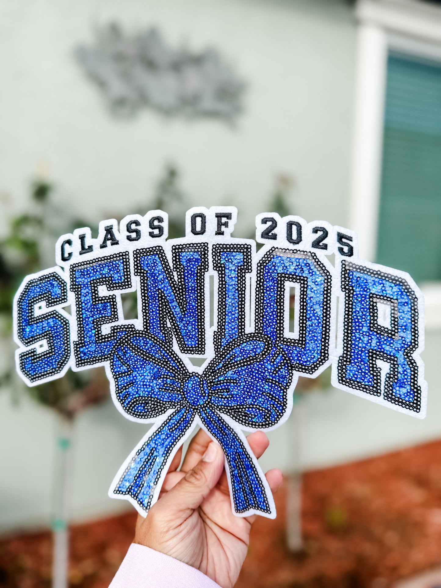 Senior Class of 2025 Glitter Patch | Glitter Iron On Patch