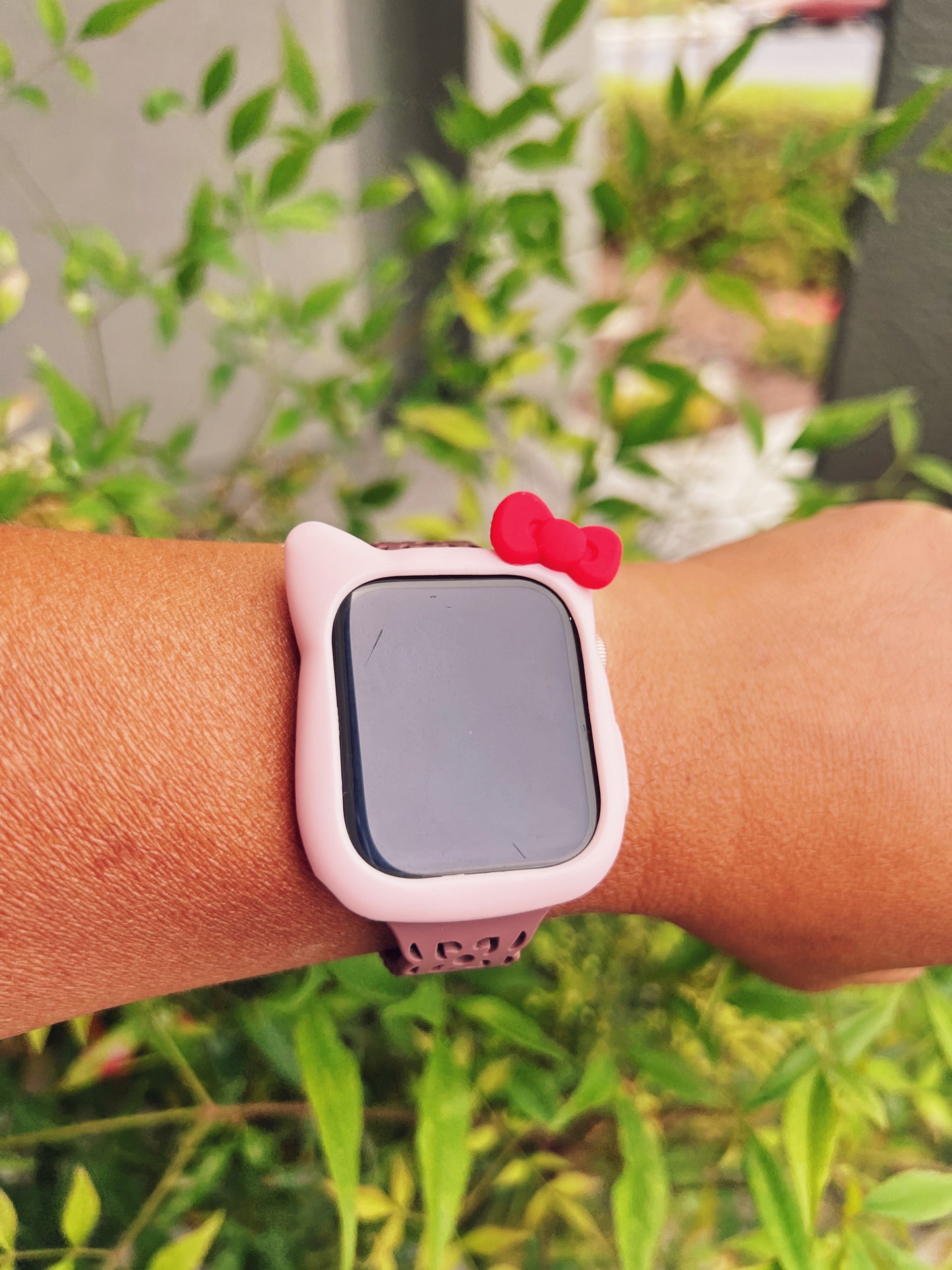 Hello Kitty Inspired Silicone Apple Watch Case