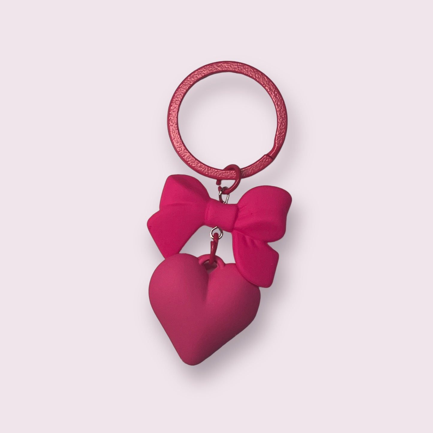 Silicon Keychain with Bow – Elegance in Every Detail