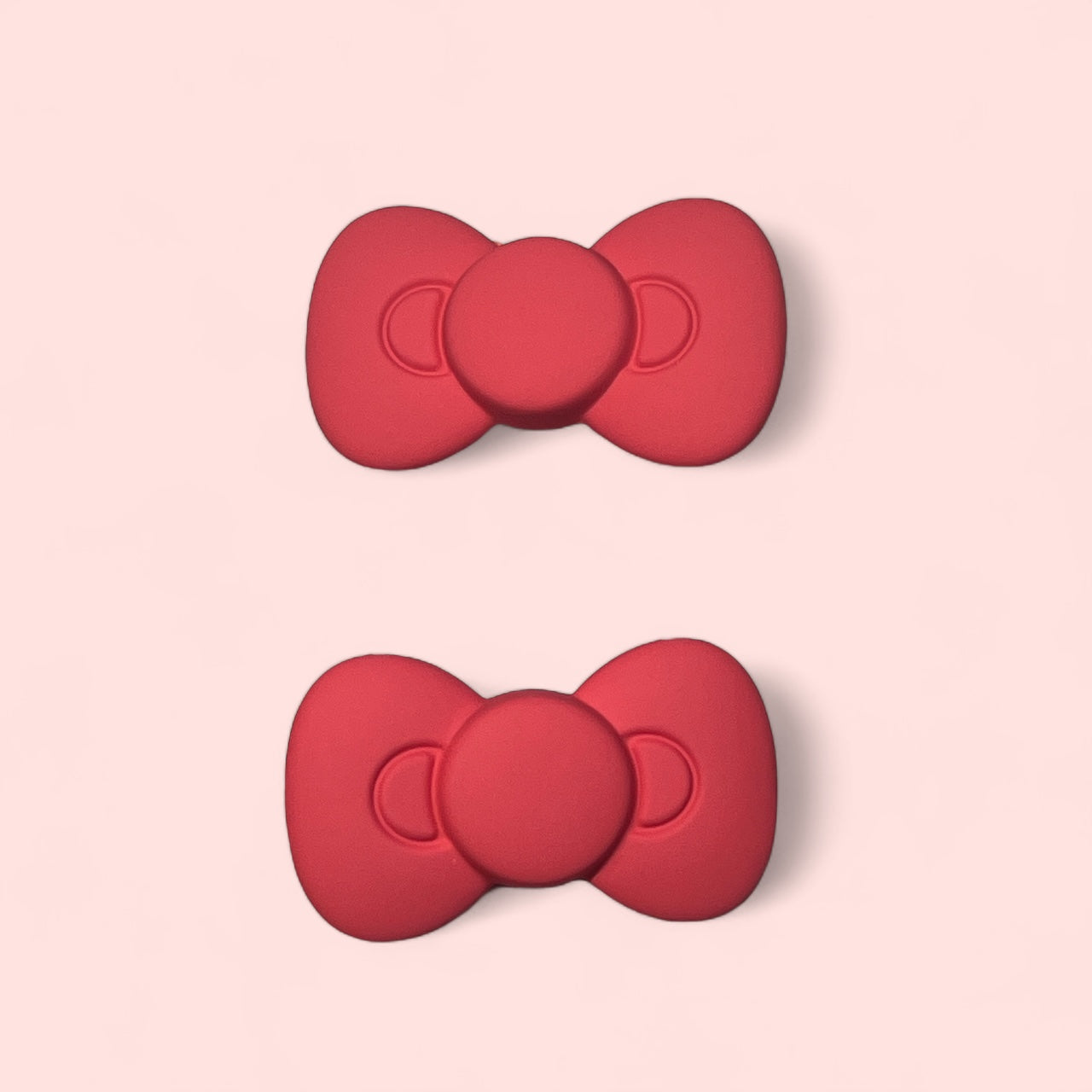 Hello Kitty Inspired Bow Hair Clips Pair
