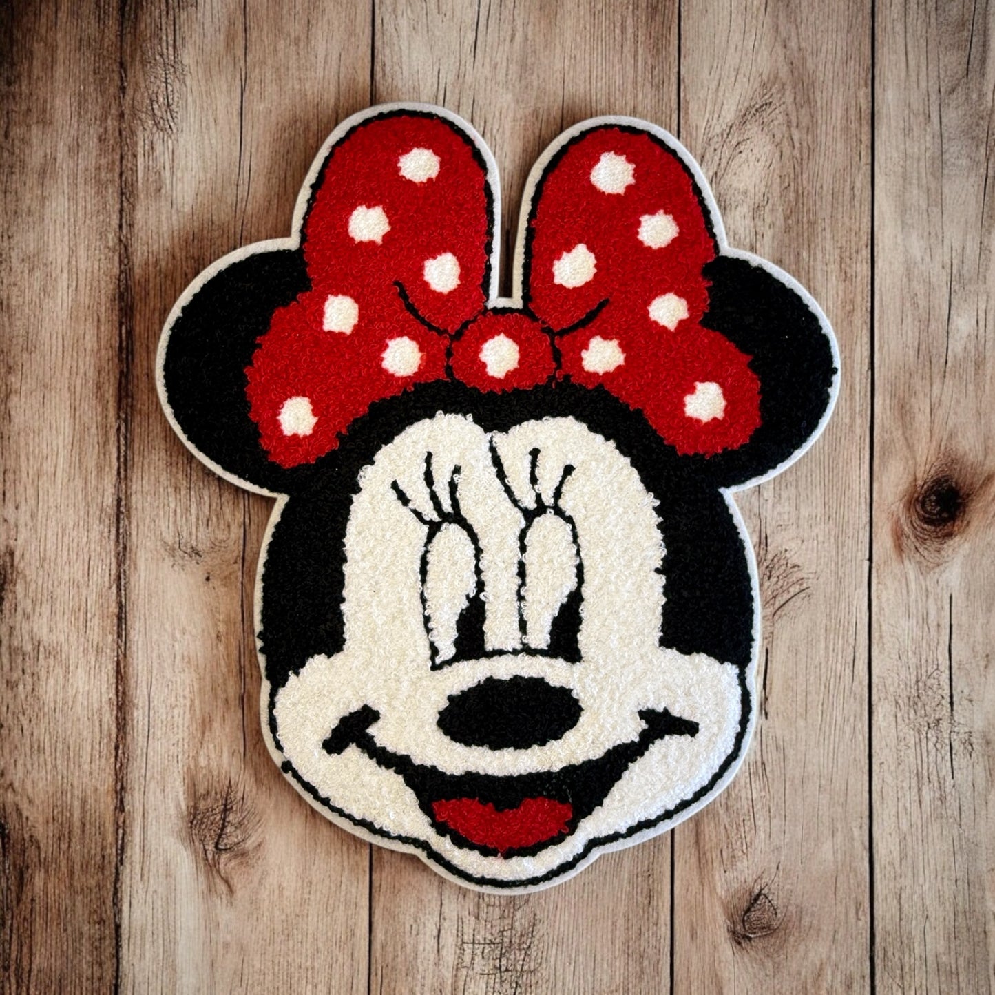 Girl Mouse Embroidered Chenille Patch