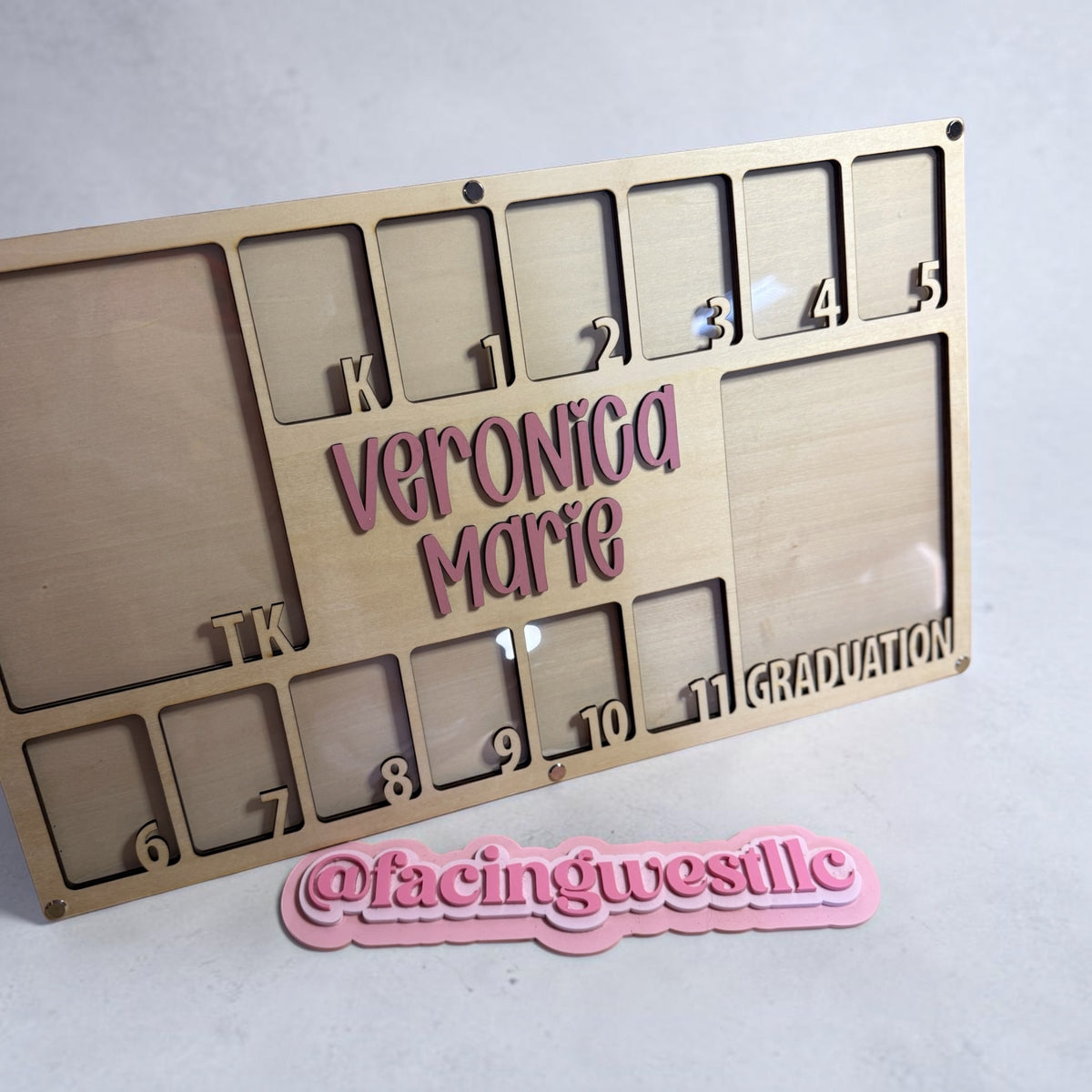 Year-by-Year School Photo Frame