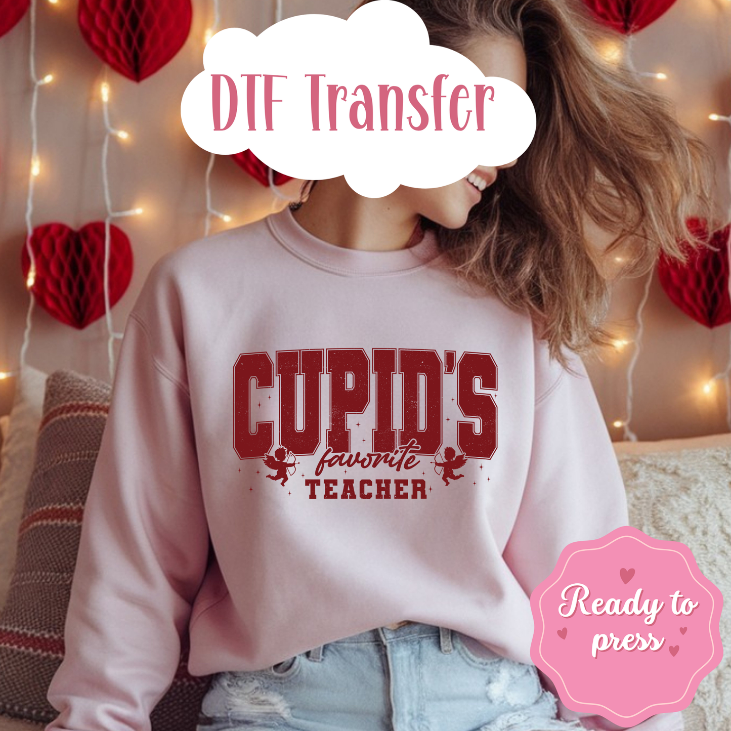 Valentine’s Day DTF Transfers – Ready to Press
