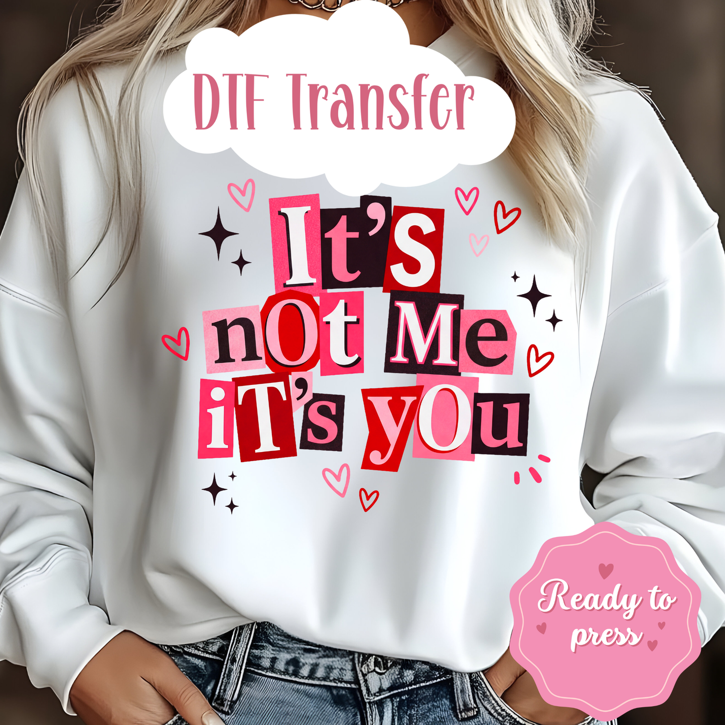 Valentine’s Day DTF Transfers – Ready to Press