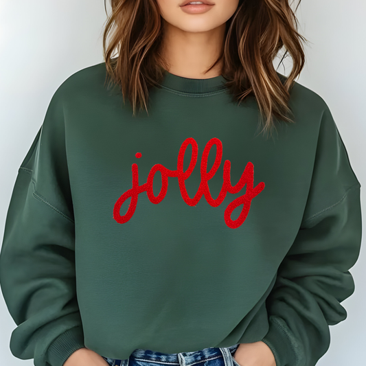 Jolly Chenille Holiday Crewneck
