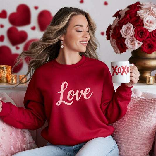 Love Crewneck Sweatshirt