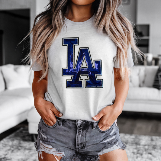 Dodger Fan Patch Party T-Shirt