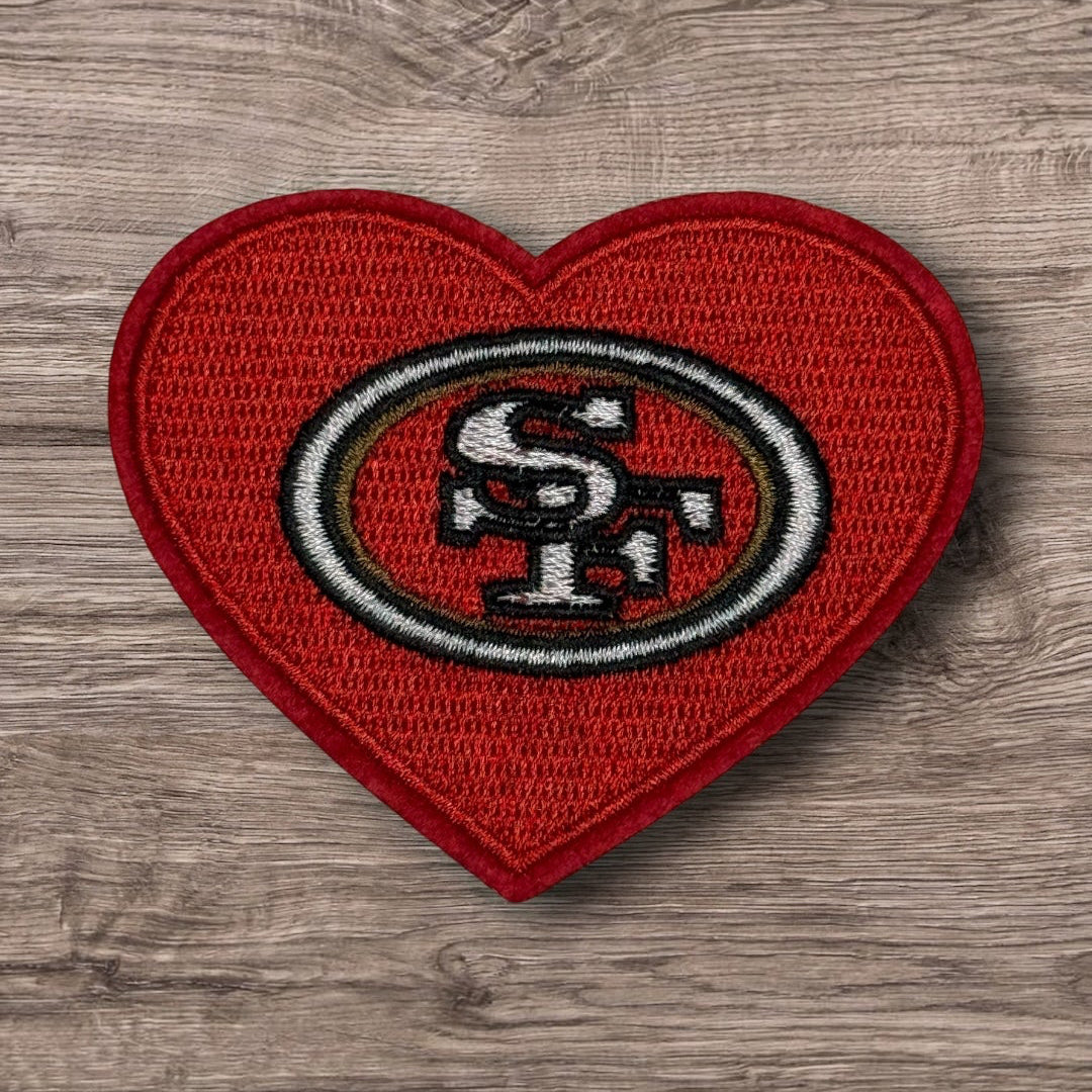 49ers Embroidered Patches | Football Iron-On & Sew-On Patches