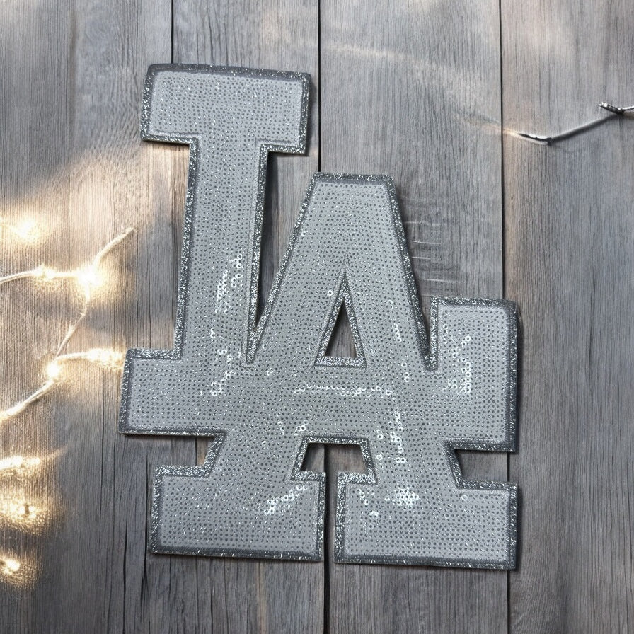 LA Dodgers Sequin Patch