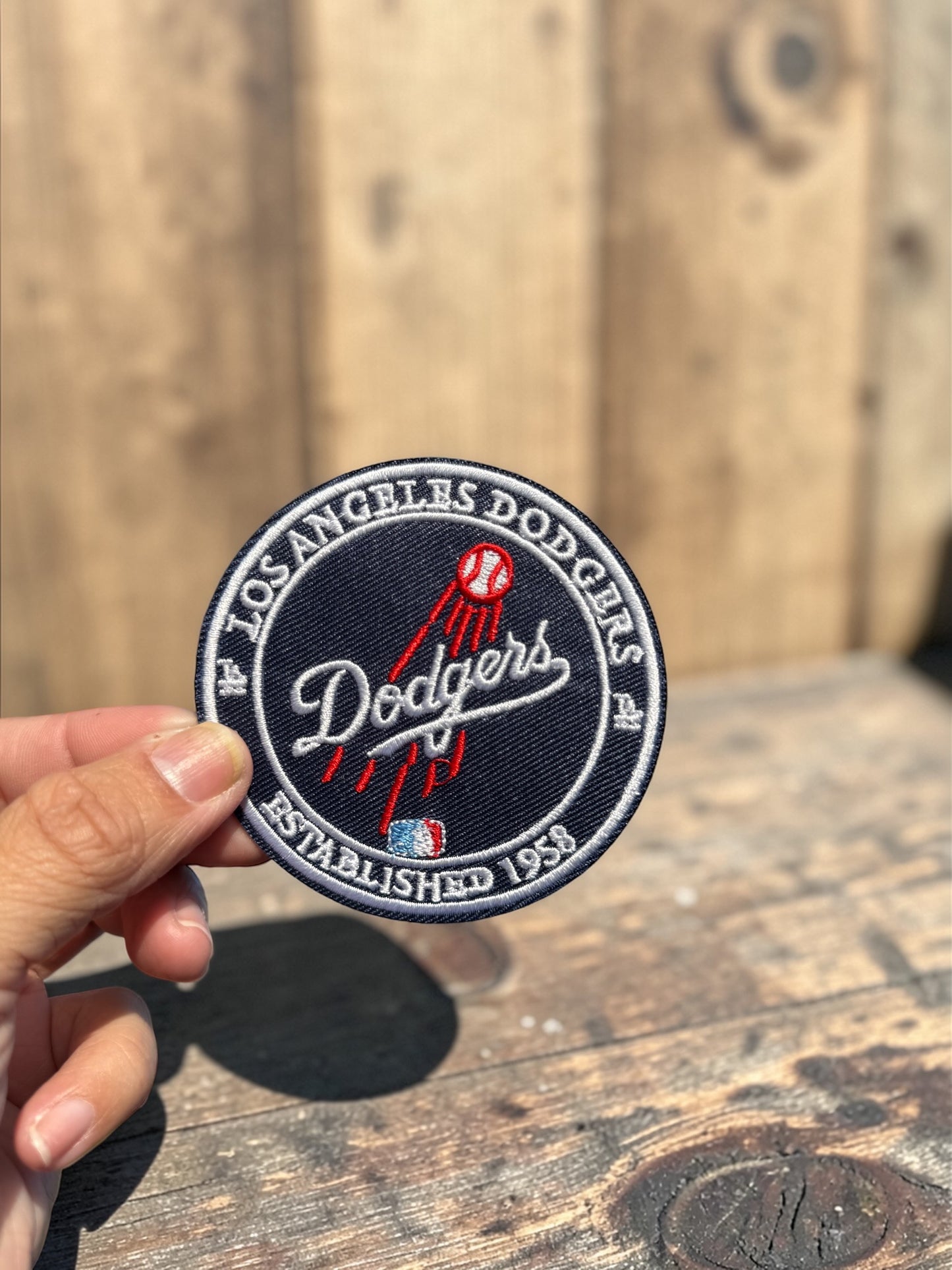 Embroidered Game Day Hat Patches | Iron On Sports Team Accessories