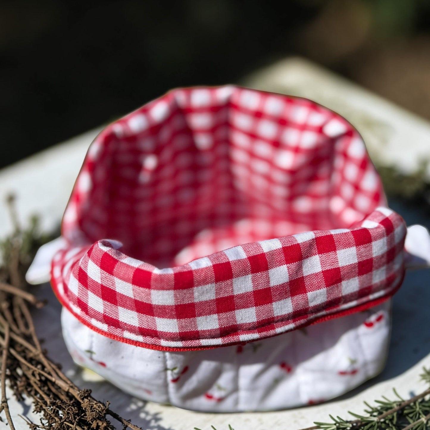 Little Cherry Lane Quilted Pouches