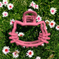 Kitty Pink Hair Clip