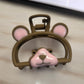 Cute Brown Bear Hair Clip
