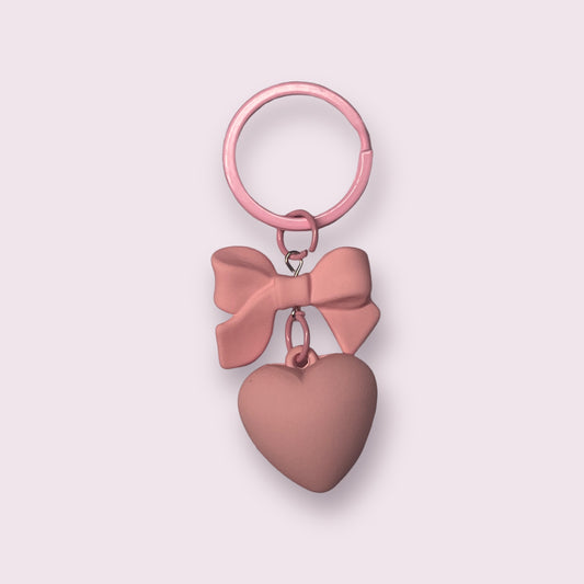 Silicon Keychain with Bow – Elegance in Every Detail