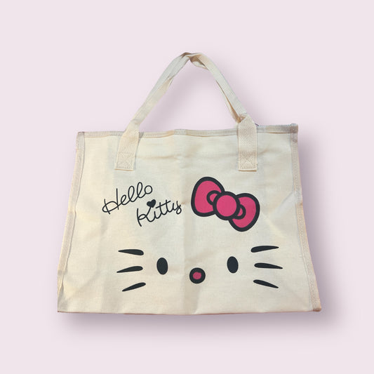 Kitty Inspired Large Tote Bag