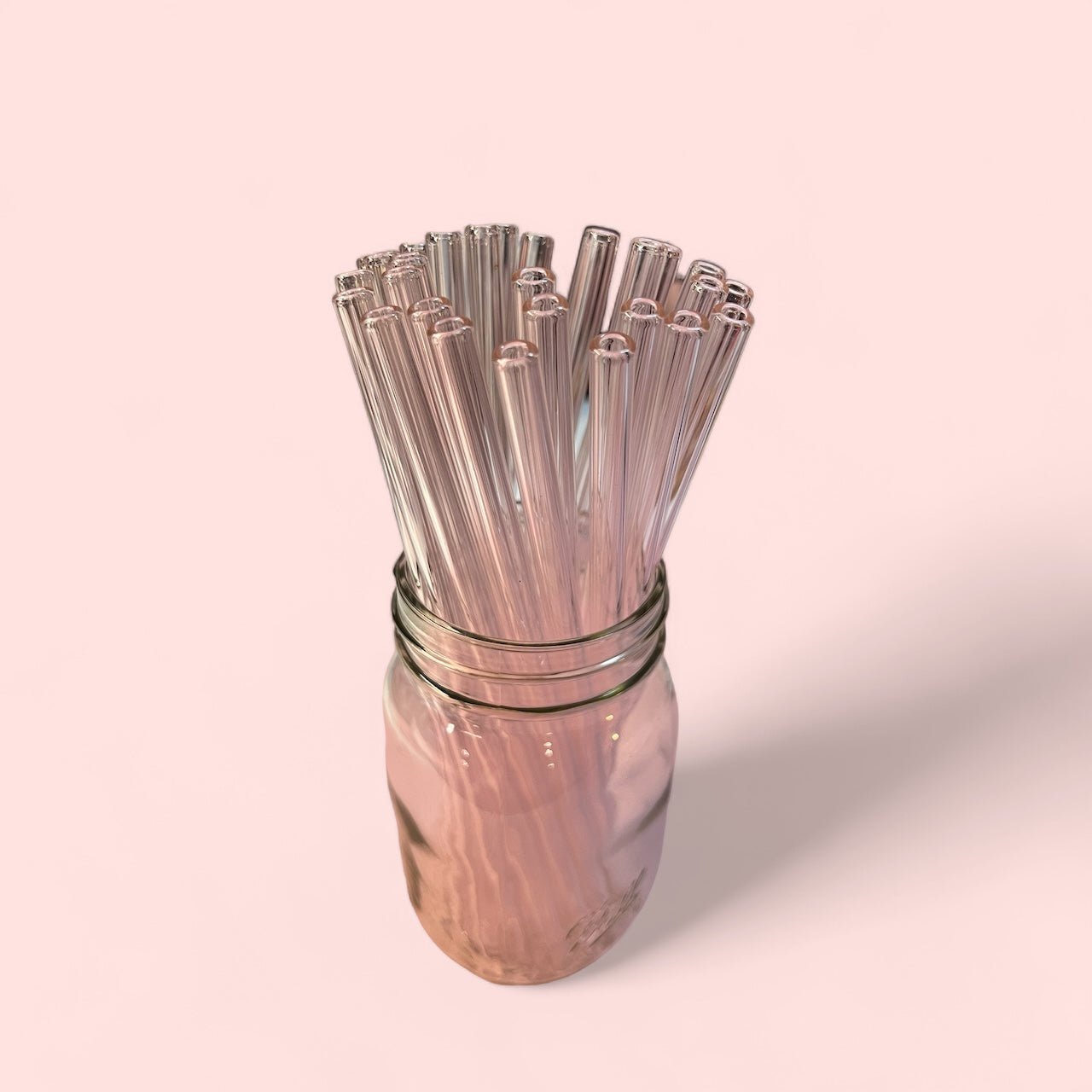 Glass Straw for 16 oz Glass Can