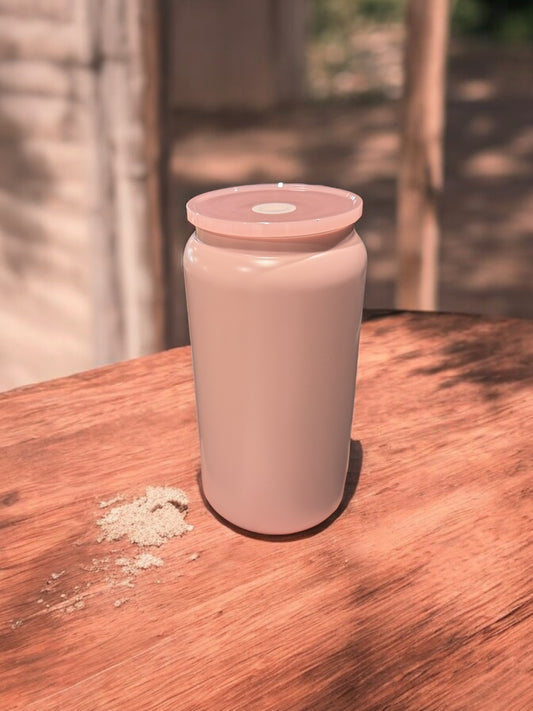Stainless Steel Pastel Tumbler with Matching Lid and Straw