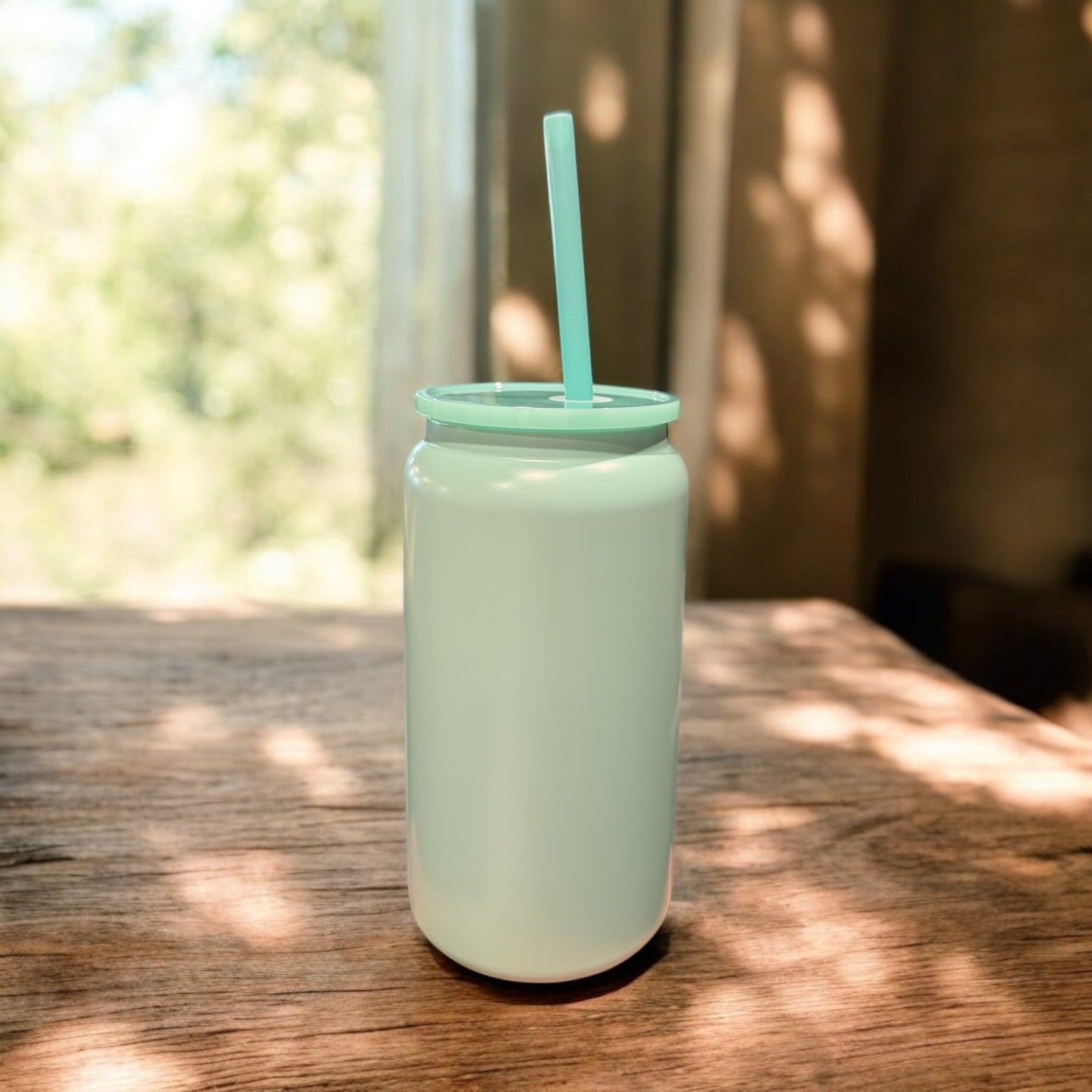 Stainless Steel Pastel Tumbler with Matching Lid and Straw