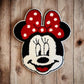 Girl Mouse Embroidered Chenille Patch