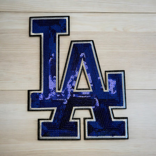 LA Dodgers Sequin Patch