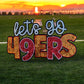 San Francisco 49ers Sparkling Sequin Patch | San Francisco 49ers Patch