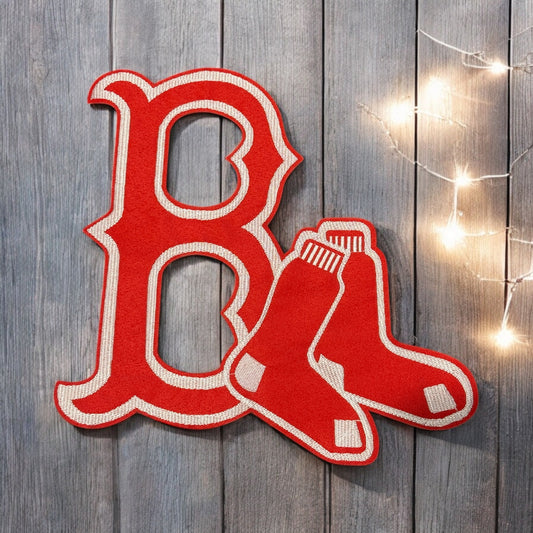 Boston Sox 11 Inch Iron On Patch