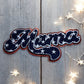 Patriotic "Mama" Chenille Patch