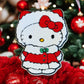 Santa’s Cutest Helper – Kawaii Kitty Mrs. Claus Patch (10")