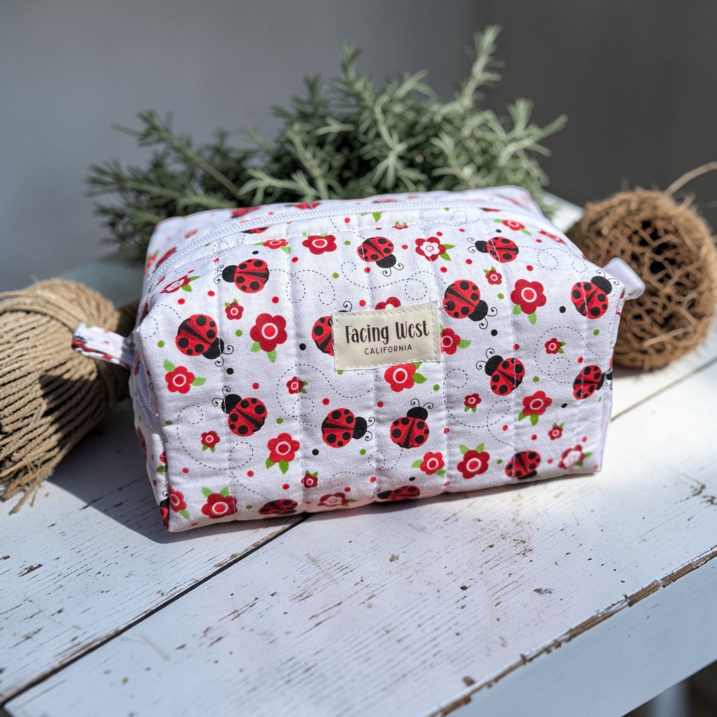 Lucky Little Ladybug Quilted Pouches
