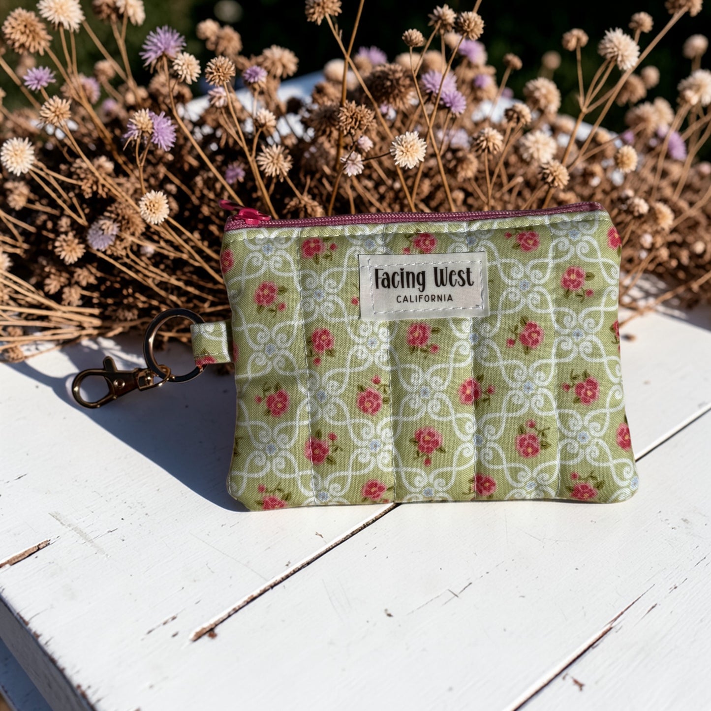 Quilted Keychain Wallets