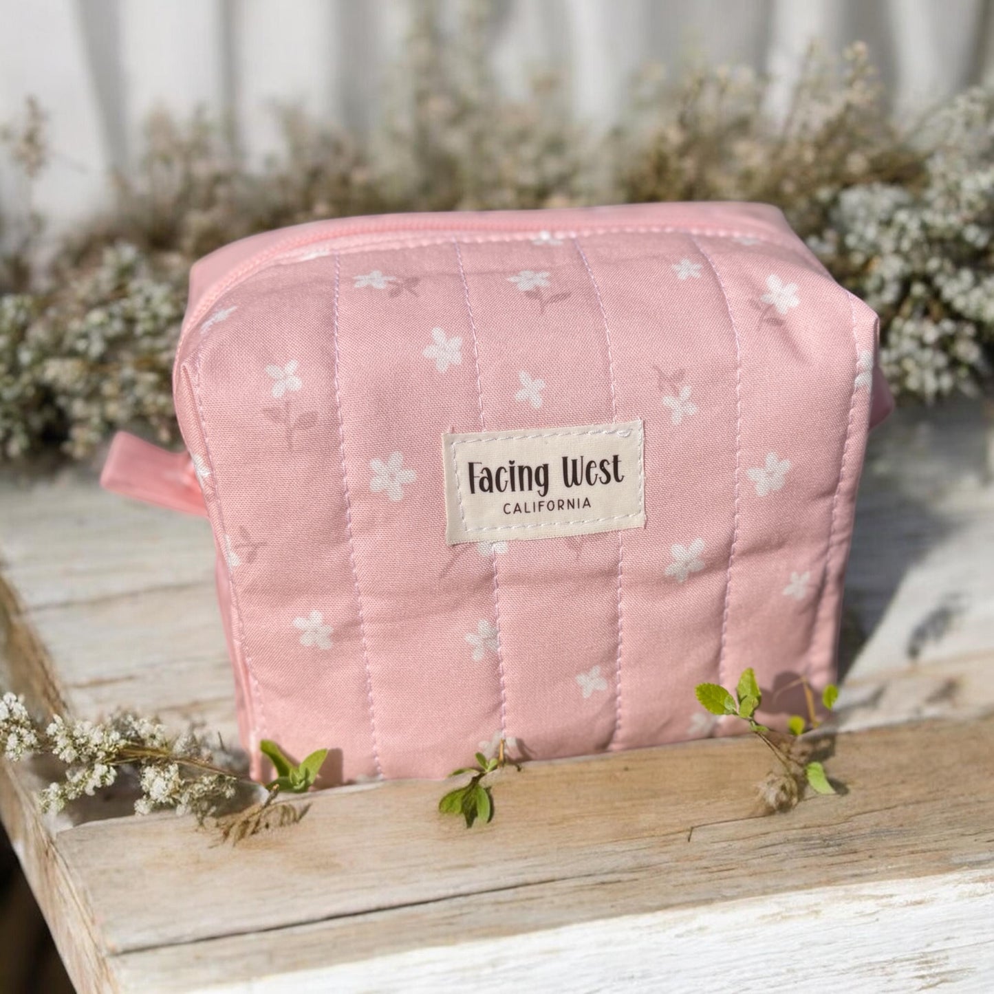 Petal Kiss Hand Sewn Quilted Pouches
