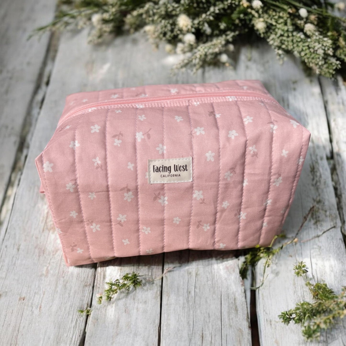 Petal Kiss Hand Sewn Quilted Pouches