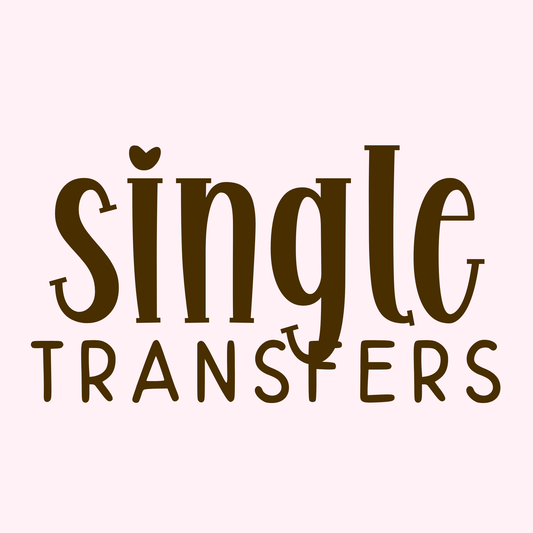 Single Transfer Prints