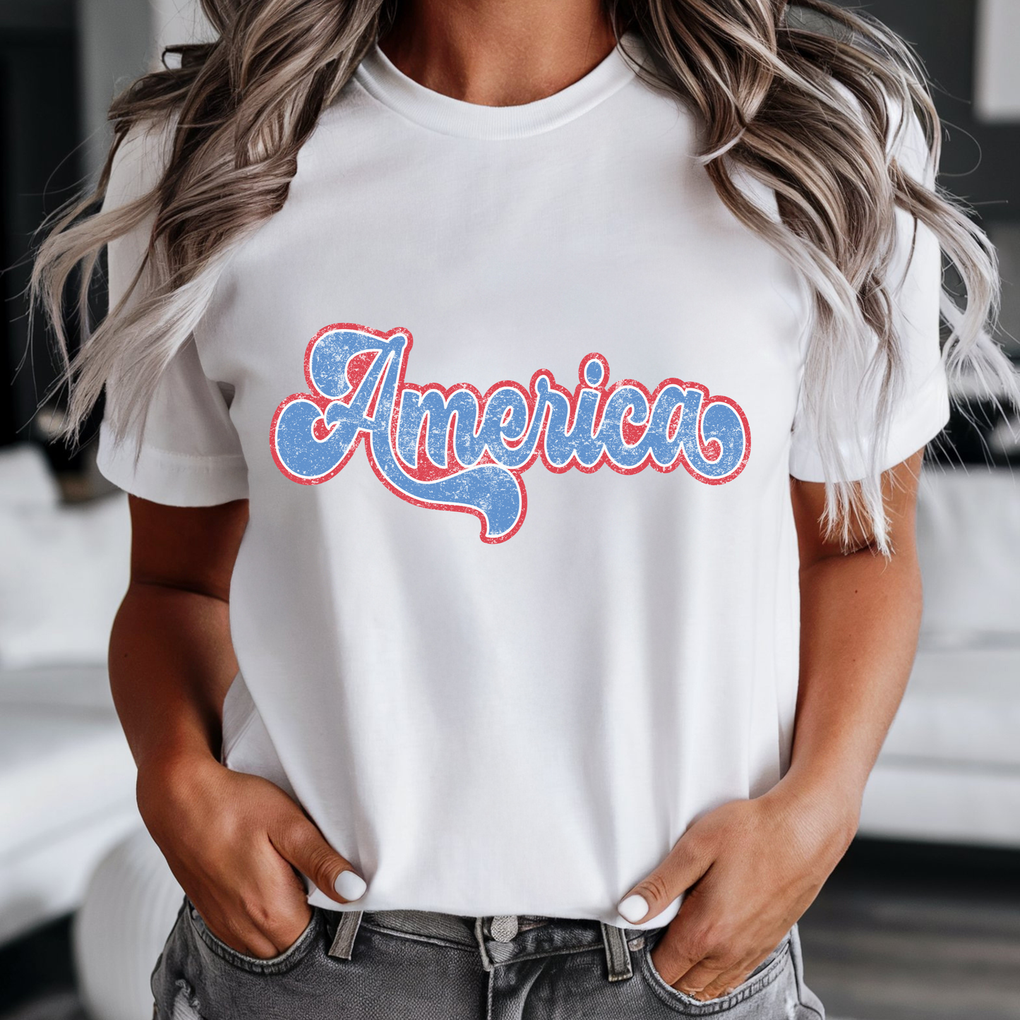 America Vintage Graphic Tee