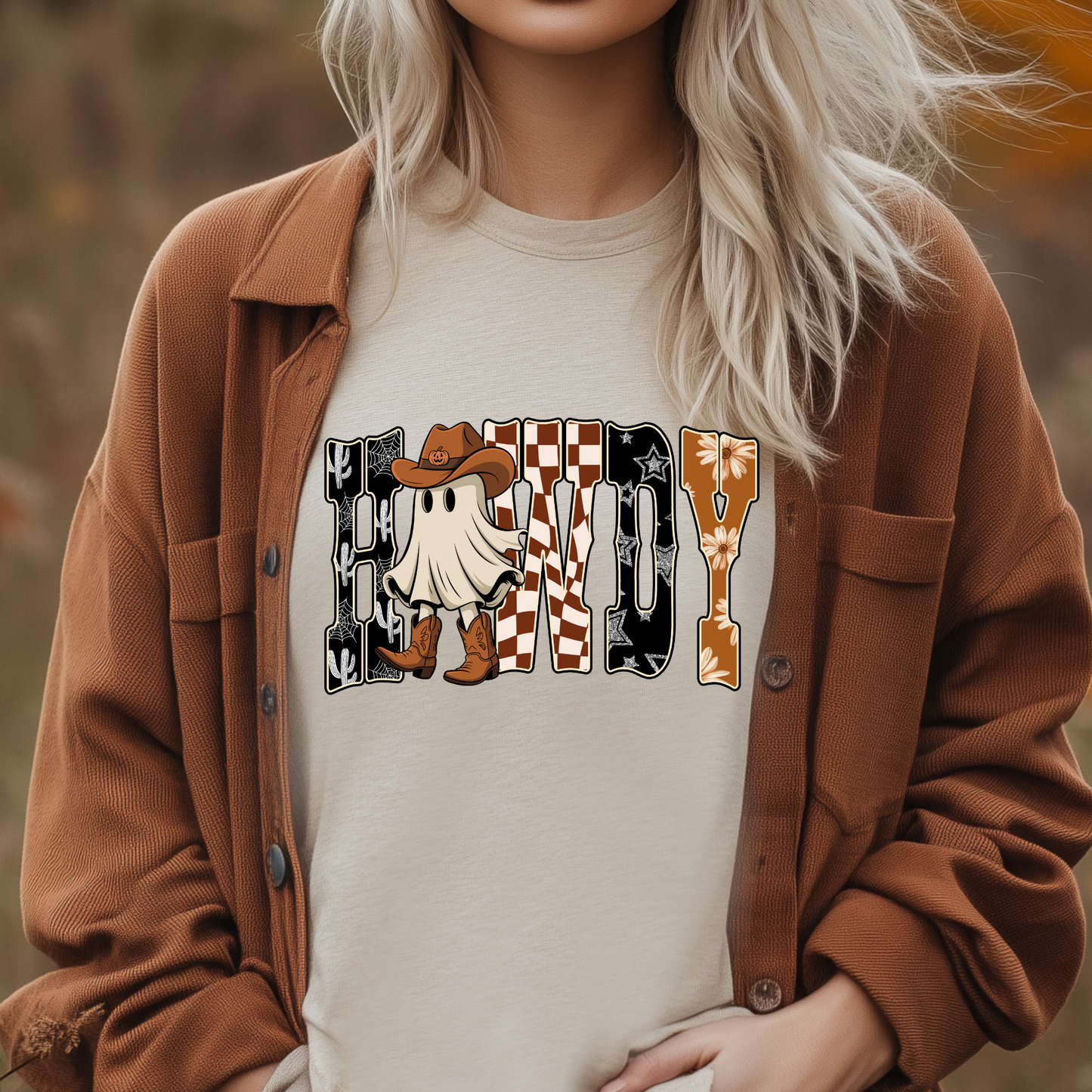 Howdy Cowboy Ghost Tee