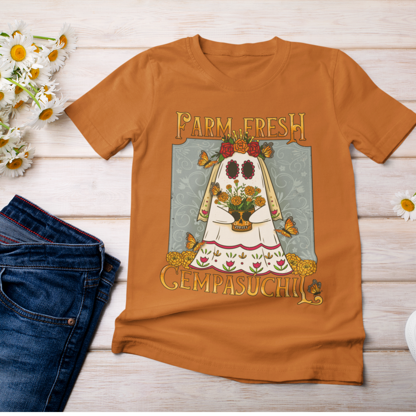 Farm Fresh Cempasuchil T-Shirt