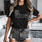 Inner Peace Black Tee – Not My F*cking Problem
