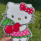 Hello Kitty Cherries Embroidered Patch