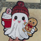 Hallomas Cute Ghost Embroidered Patch