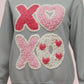 XOXO Chunky Faux Knit Sweatshirt