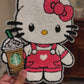 Kawaii Kitty Glitter & Chenille Embroidered Patch